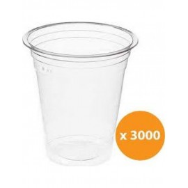 Plastik 180 CC. Şeffaf Otomat Bardak 3000 Li Koli