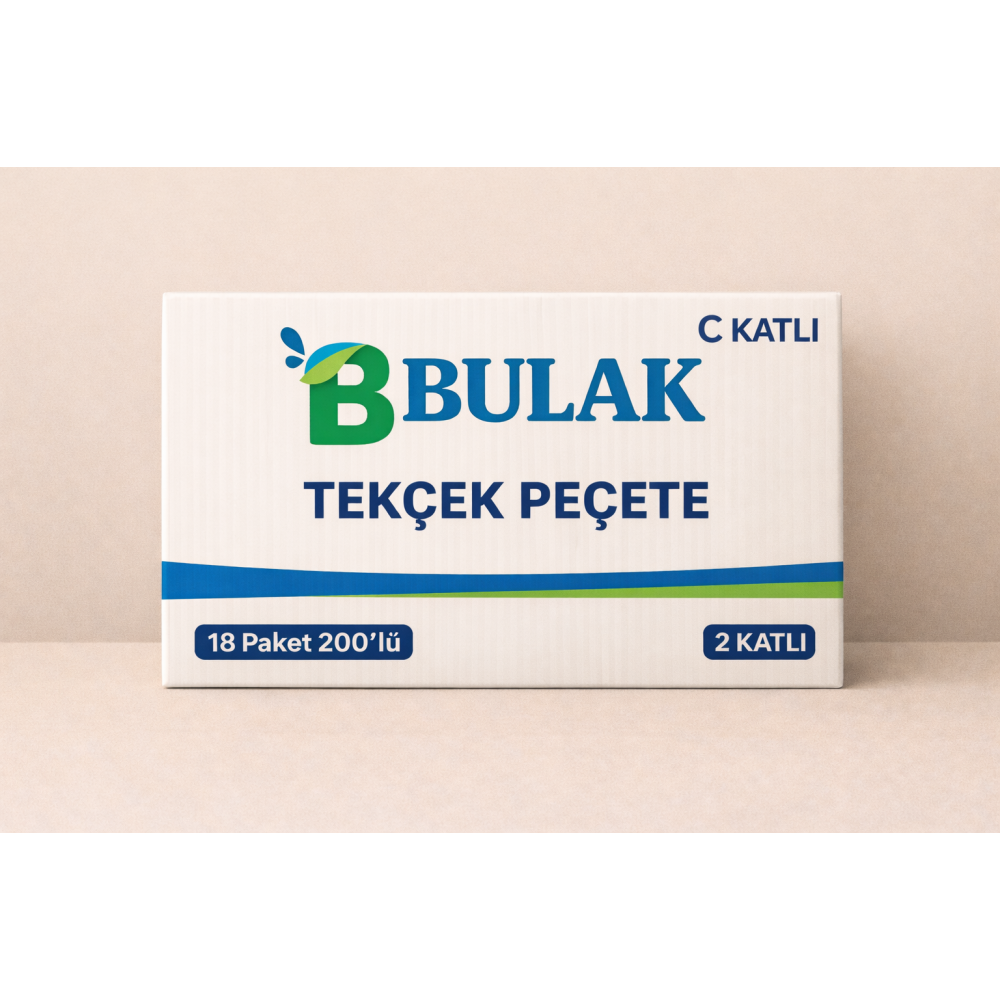 C Katlı Dispenser Peçete (Tekçek) 18 paket 200'lü