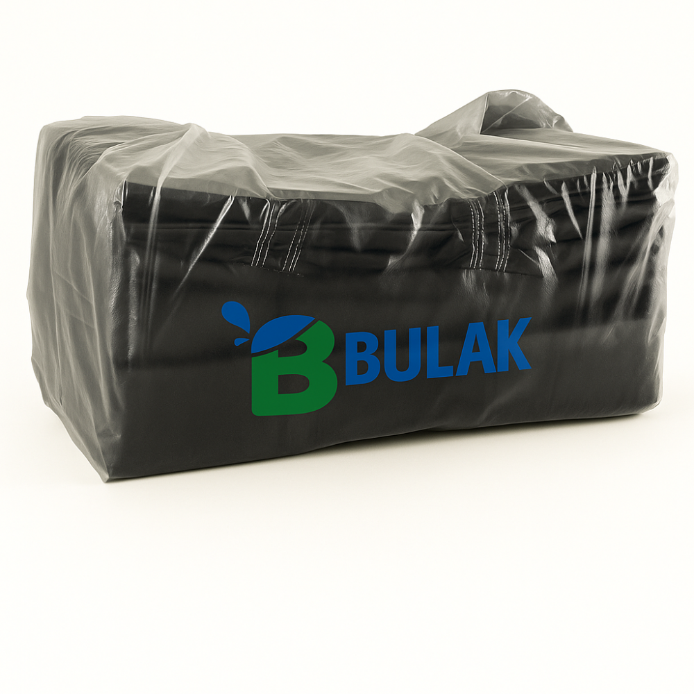 Dökme Çöp Poşeti Jumbo Boy 80 cm X 110 cm Siyah 25 kg