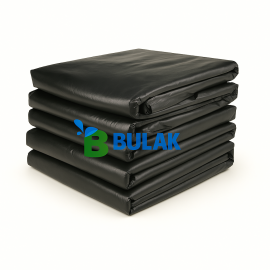 Dökme Çöp Poşeti Jumbo Boy 80 cm X 110 cm Siyah 25 kg