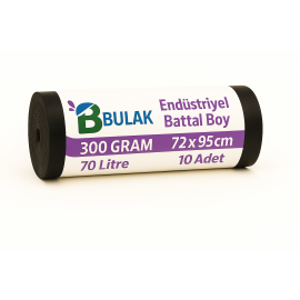 Endüstriyel Eko Battal Boy Çöp Poşeti 72 cm X 95 cm 300 Gram