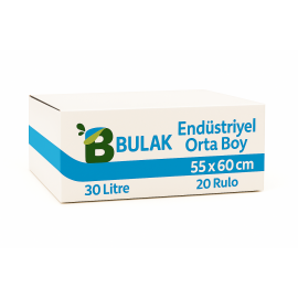 Endüstriyel Orta Boy Çöp Poşeti 55 cm x 60 cm