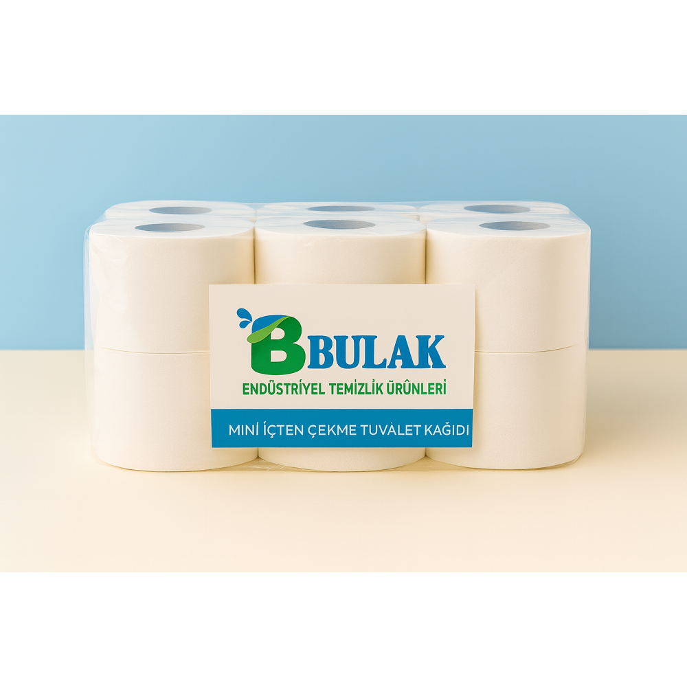Mini İçten Çekmeli Tuvalet Kağıdı 12'li